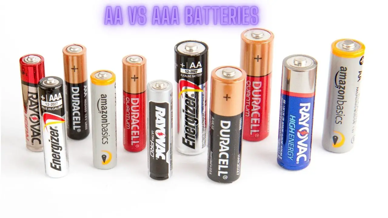 AA vs AAA Batteries