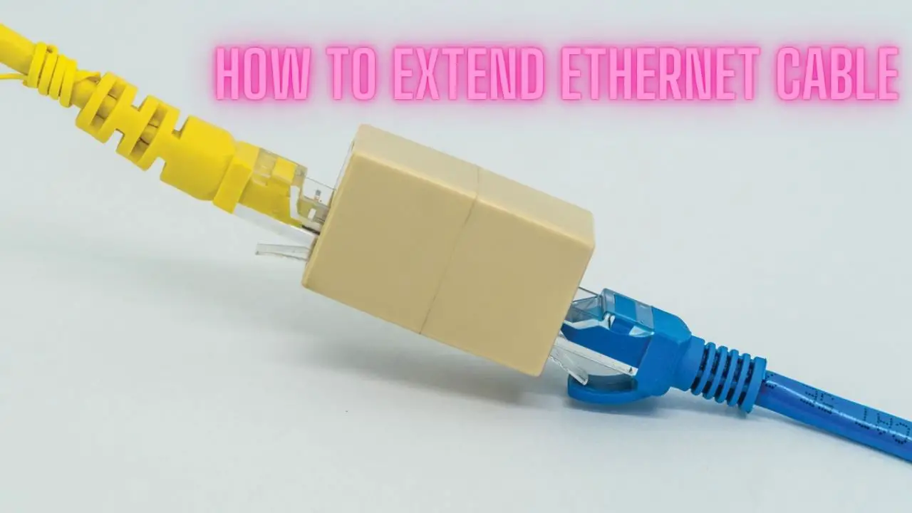 How to extend ethernet cable