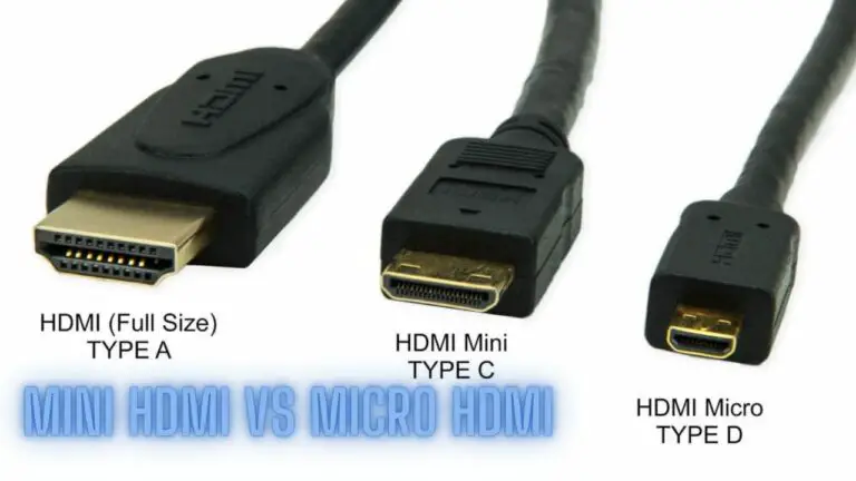 Micro HDMI Vs Mini HDMI: HDMI Basics
