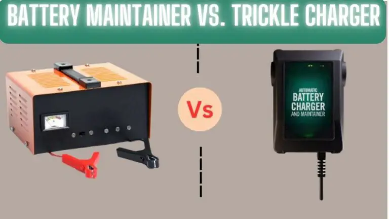 Battery Maintainer vs. Trickle Charger: Unraveling the Difference