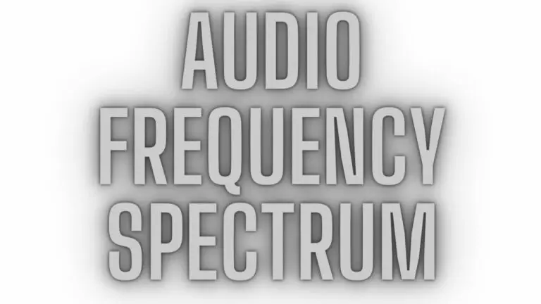 Audio Frequency Spectrum: From Infrasound to Ultrasound