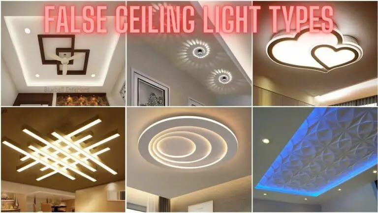 False Ceiling Light Types
