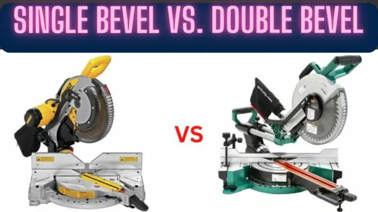 Single Bevel vs. Double Bevel: Single Bevel vs. Double Bevel Miter Saw