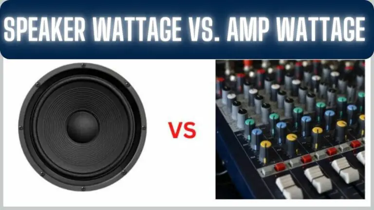 Speaker Wattage vs. Amp Wattage