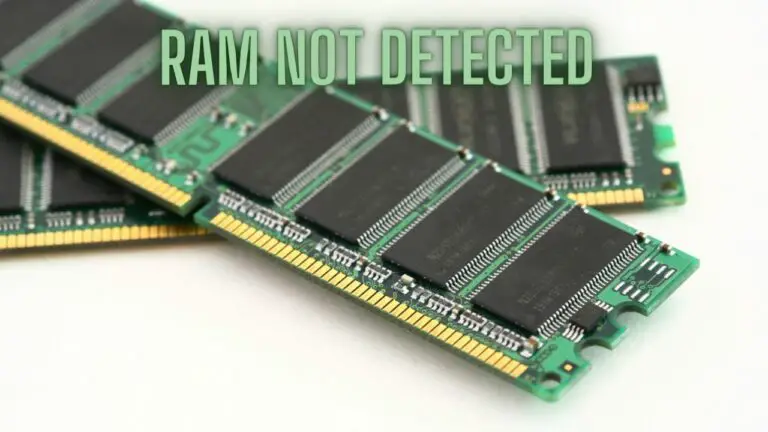 How to Fix “RAM Not Detected” Error: Troubleshooting and Solutions