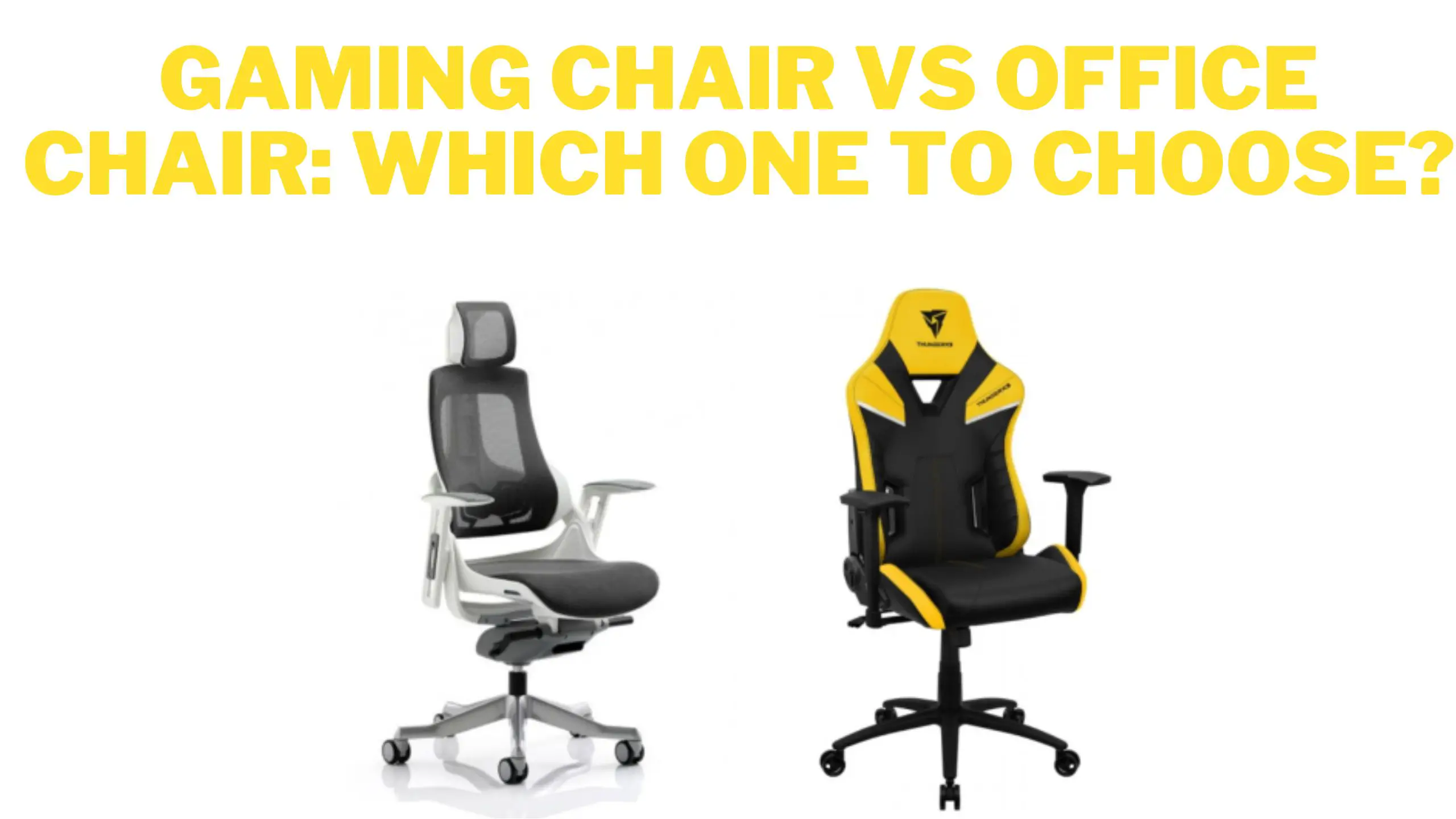 Gaming Chair vs Office Chair Which One To Choose