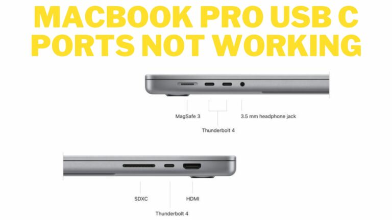 Troubleshooting Guide: MacBook Pro USB C Ports Not Working