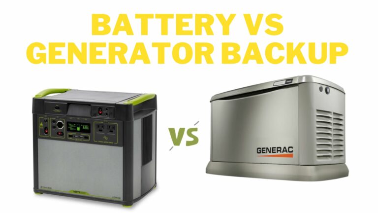 Battery vs Generator Backup and Which One Should You Choose?