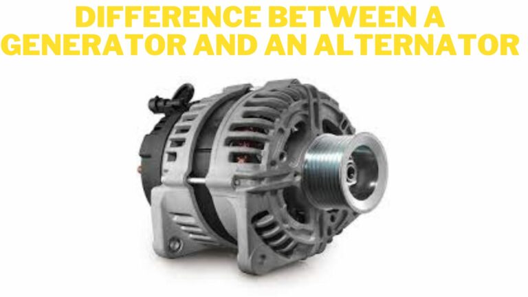 Difference Between a Generator and an Alternator