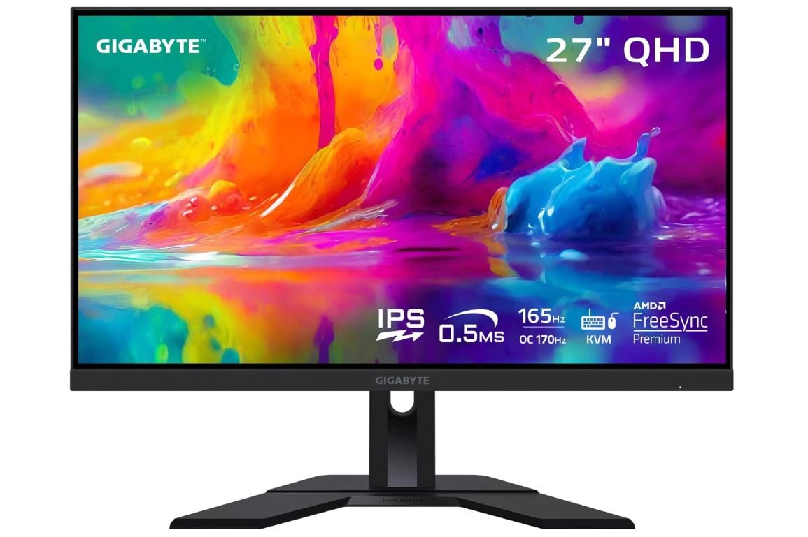 GIGABYTE M27Q 27" 165Hz 1440P KVM Gaming Monitor