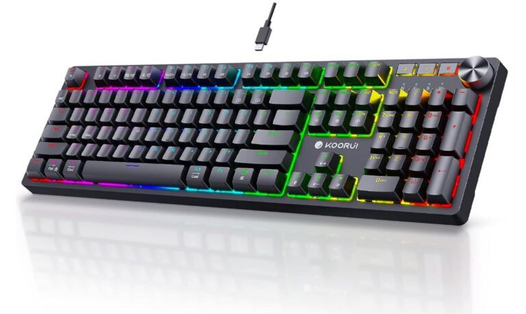 KOORUI Wired Gaming Keyboard